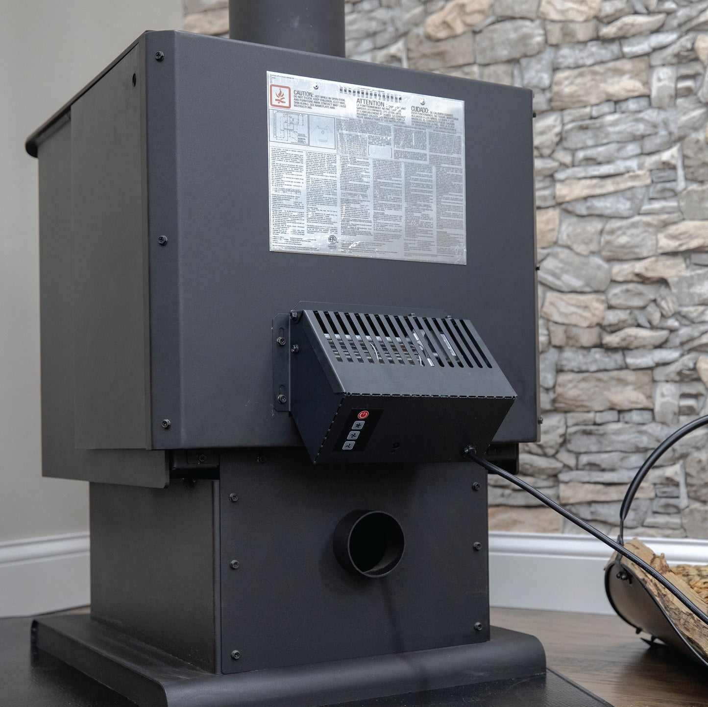 SMART WOOD STOVE BLOWER FAN KIT