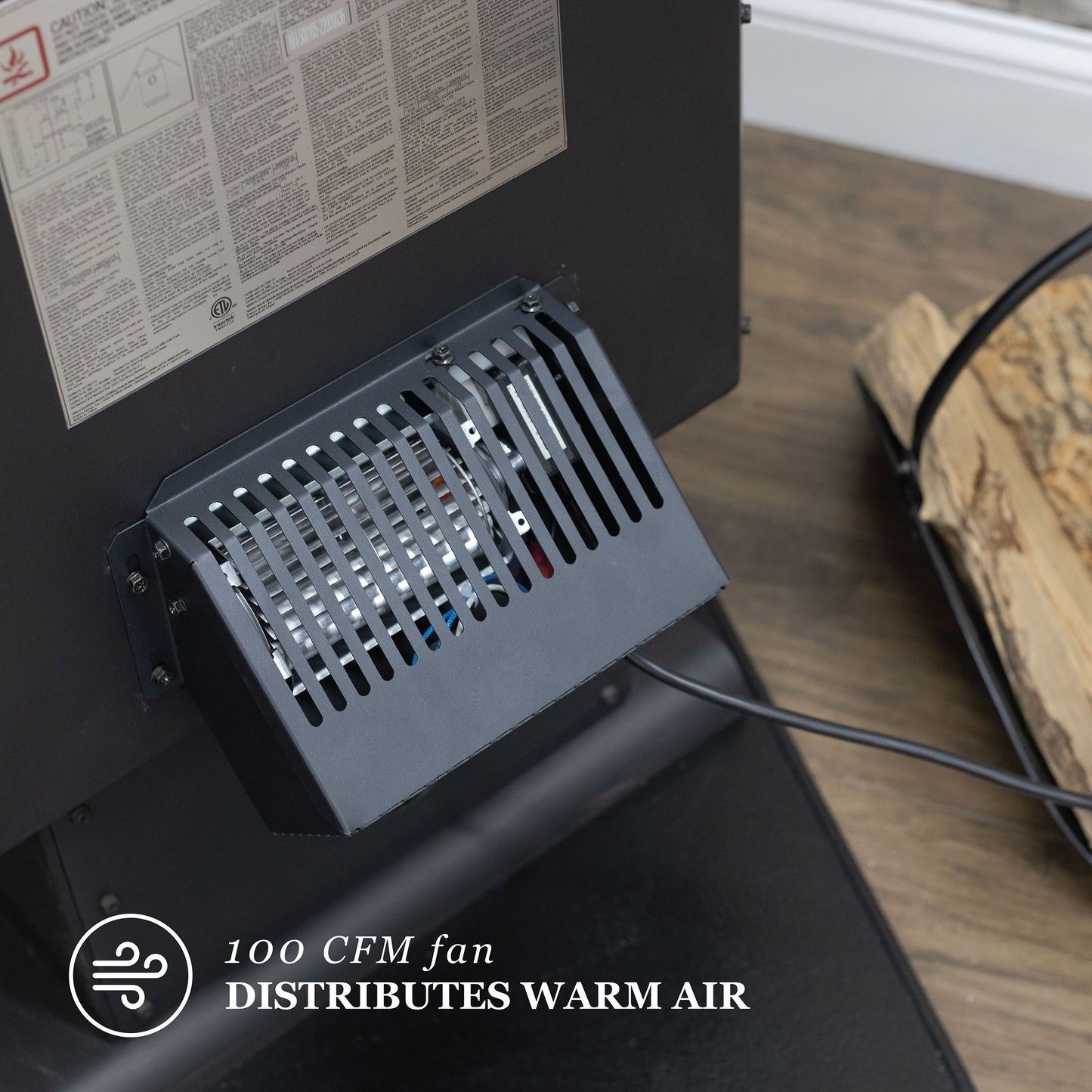SMART WOOD STOVE BLOWER FAN KIT