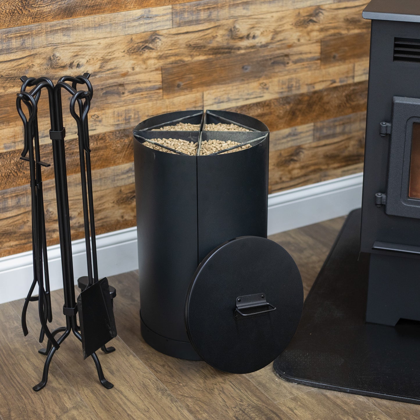 PELLET STORAGE CONTAINER