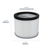 ASH VACUUM HEPA FILTER